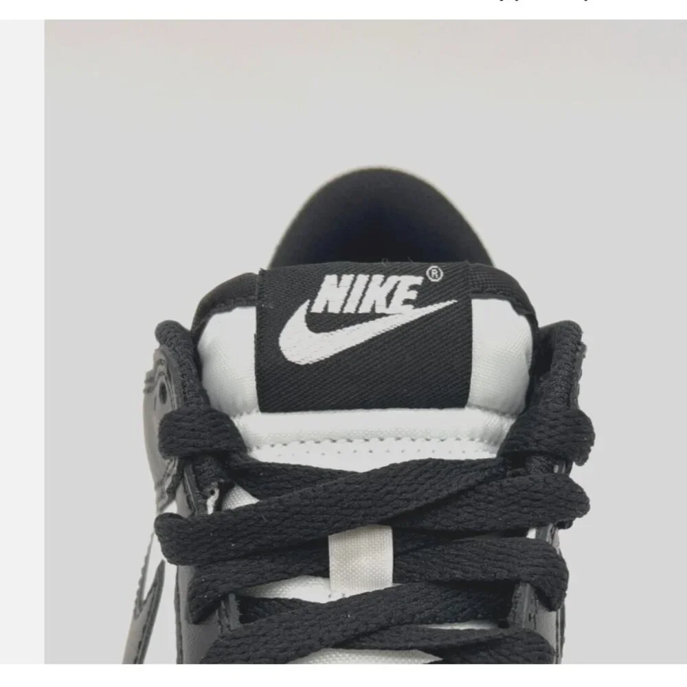 Nike Dunk Low Retro White Black Panda CW1590-100 Kids Sneakers Shoes - Picture 13 of 14